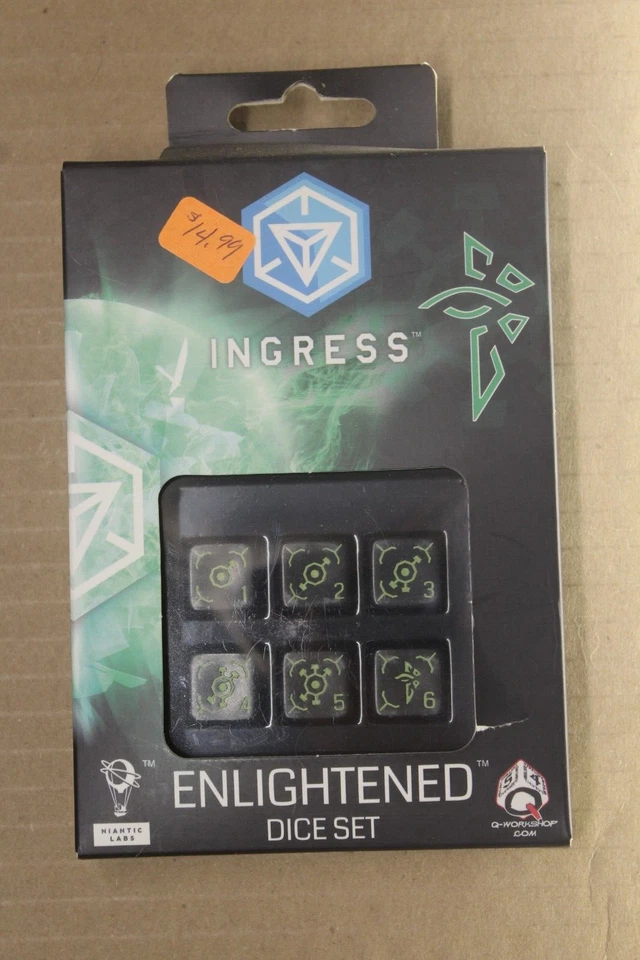 Ingress 开明骰子套装全新! Q-Workshop Niantic Labs — 第 2/3 张图片