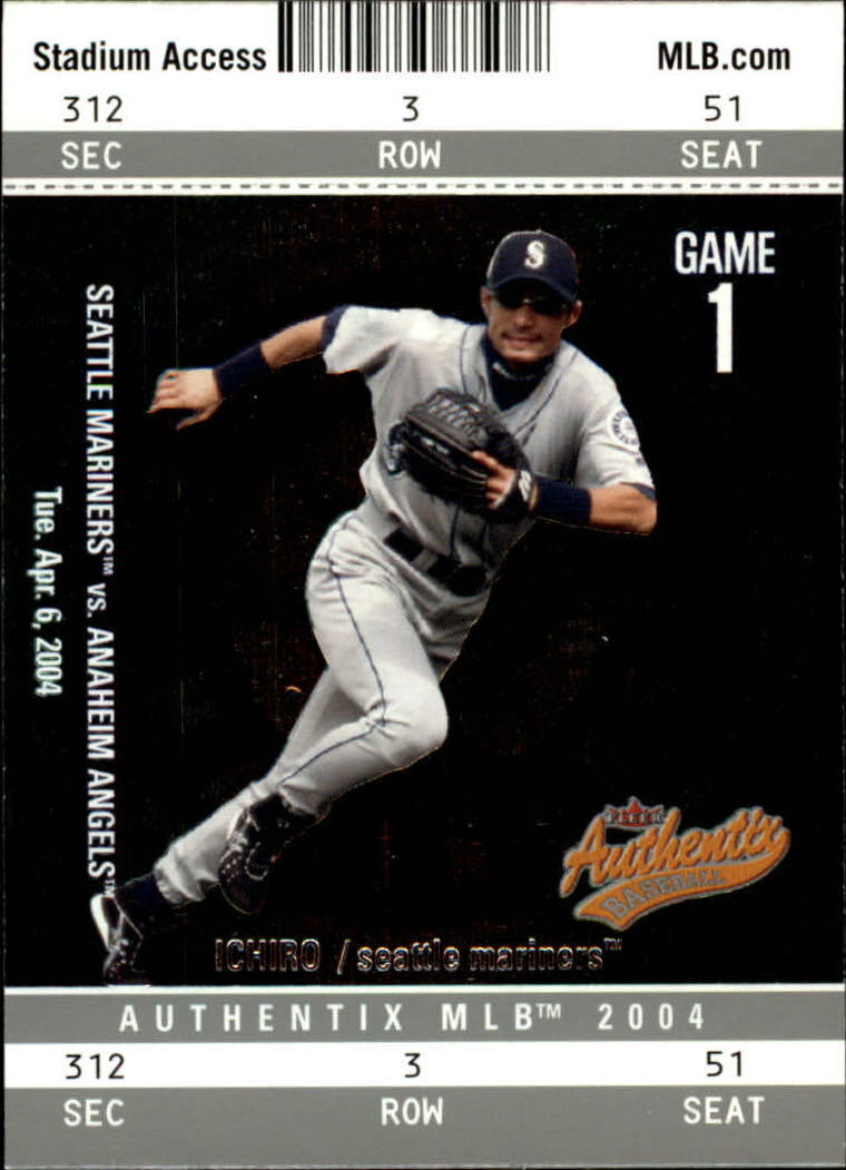 2004 Fleer Authentix #7 Ichiro Suzuki - NM-MT | eBay
