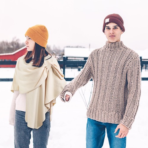 Women Elegant Shawls Wraps Large Cross Front Ponchos Knitted Sweater Wrap Top... - 第 5/7 張圖片