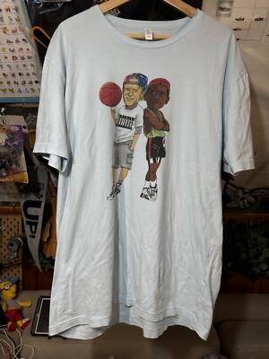 Billy Joe Biden & Sydney Barack Obama White Men Can't Jump Parody Shirt sz XL