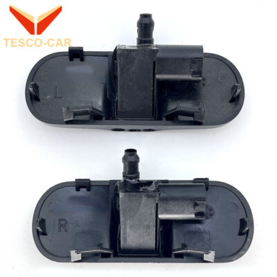 2x Left & Right Heated Windshield Washer Spray Nozzle For Audi A3 A4 Q7 VW CC
