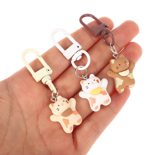 Lovely Cartoon Little Cat Keychain Creative Keyring Pendant Bag Hanging Gifts - Picture 8 of 13