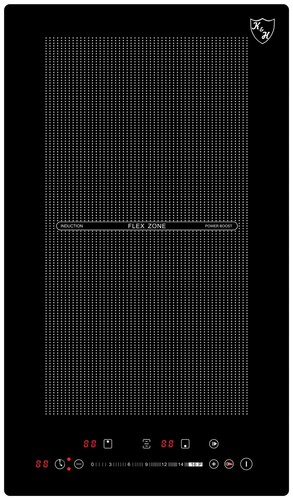 K&H SIGNATURE SERIE deutsches Design 12" Induktion Glas Kochfeld 220V IN12-3400FLX - Bild 1 von 11