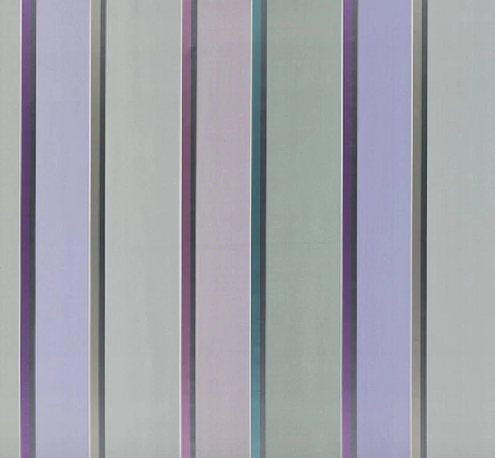 .DESIGNERS GUILD FABRIC MIRAFIORI SILK AMETHYST FDG2286/02 STRIPES 2.2mx full wi