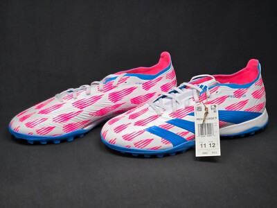 adidas サッカーシューズ ホワイト/ピンク/ブルー Adidas Predator League TF Men Multi Size Pink Blue White Soccer
