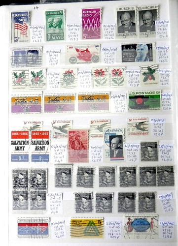 USA Briefmarken 1882 bis 2016 Jahre in 2 Einsteckbüchern mit 3235 Marken ca. - Bild 6 von 23