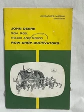 John Deere RG4 RG6 RG430 RG630 Row Crop Cultivators Operators Manual OM-N159136