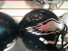 Jevon Kearse Philadelphia Eagles Signed Full Size FS Helmet COA Inscription