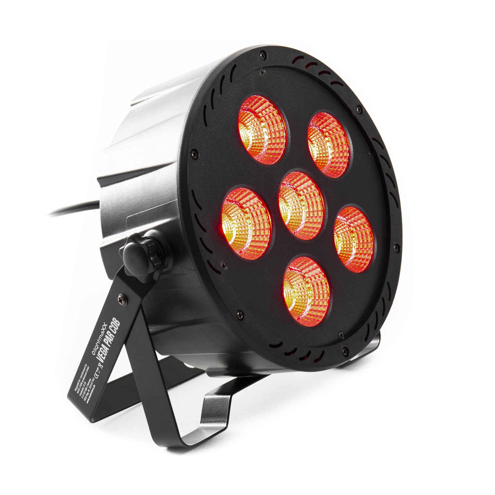 СВЕТОДИОДНАЯ подсветка Scheinwerfer Vega 6x30 Вт RGB для управления музыкой по протоколу DMX и монтажа в помещении.