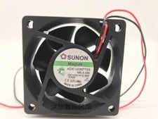 SUNON KDE1206PTVX MS.A.GN 6025 DC12V 2.8W 6CM 2-Wire Silent Cooling Fan