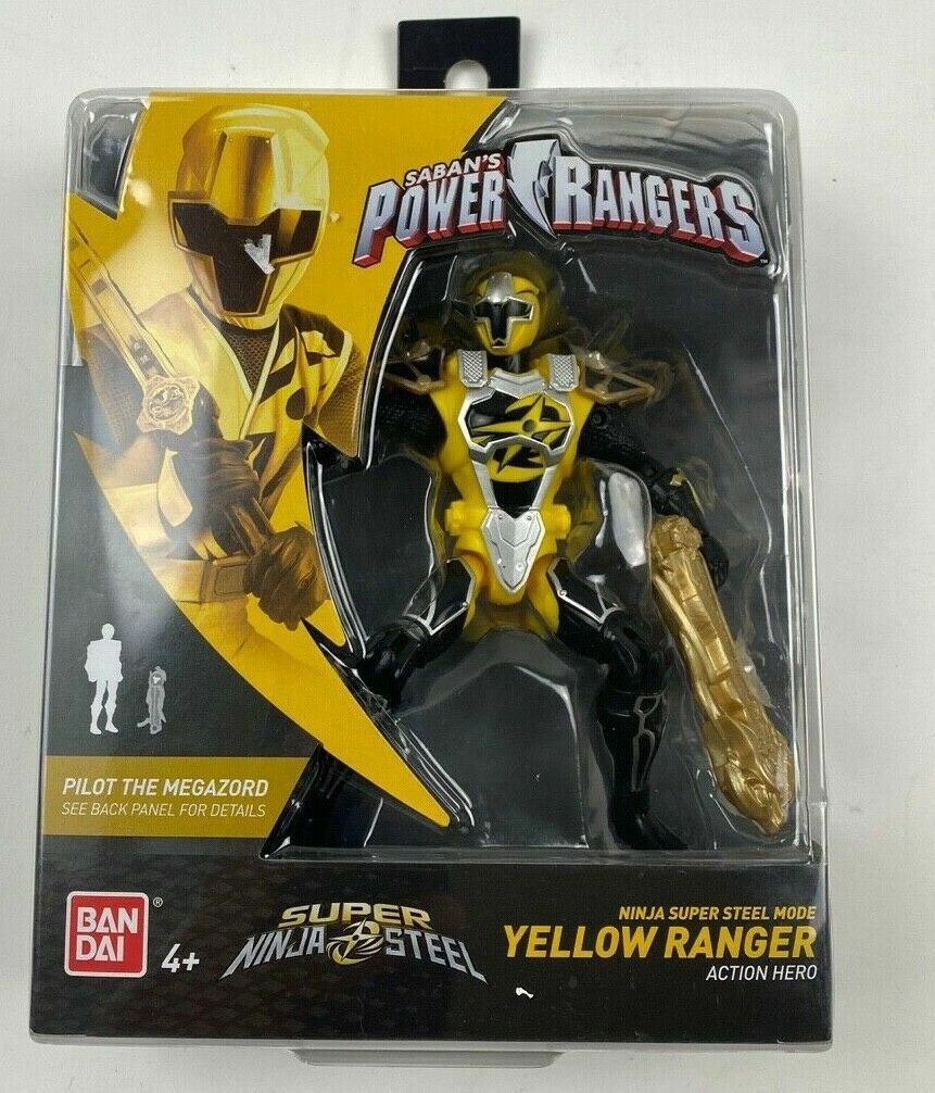 Power Rangers Ninja Steel Ninja Super Steel Mode Yellow Ranger