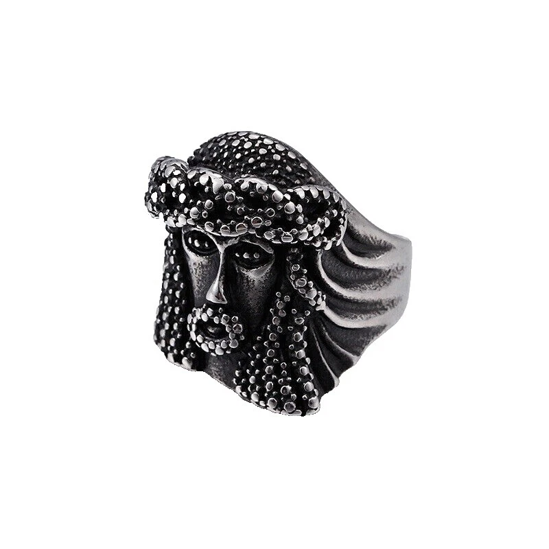 Joyería de acero inoxidable sin piedra para hombre