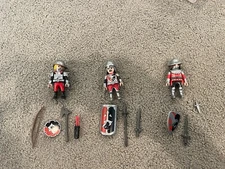 Playmobil 6381 Hawk Knights Lot Of 3 Figures With Accessories Lot