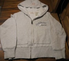 Levi Strauss Signature Girls Kids Gray Hoodie Jacket Zip Up /Sz Small 6-6x  90
