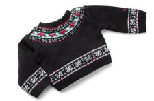 American Girl Janie  Jack Rose Fair Isle Sweater for 18 inch Dolls New