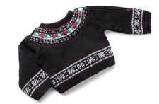 American Girl Janie & Jack Rose Fair Isle Sweater for 18 inch Dolls New