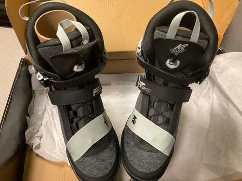 K2 F.I.T. 80 PRO PATINES EN LÍNEA HOMBRE NEGRO/GRIS NUEVOS EN LA CAJA TALLA 9 - Imagen 3 de 8