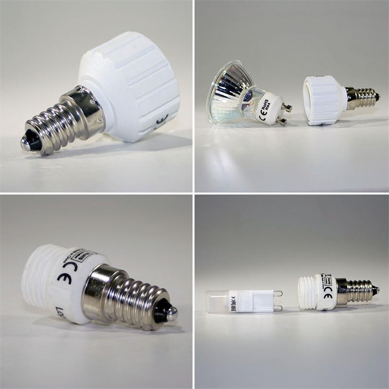 Lampensockel Adapter GU10 E27 G9 E14 Leuchtmitteladapter Adaptersockel