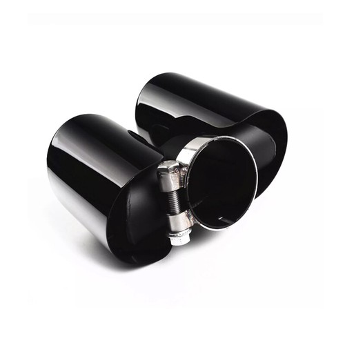 Rear Tail Exhaust Muffler Tip Pipes For Land Rover Defender 90 110 2020-24 Black - Picture 13 of 15