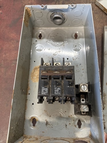 ITE Siemens EB3100S&F-3 Leitungsschutzschaltergehäuse Typ 1 mit 3-poligem ITE BQ38060 - Bild 3 von 4