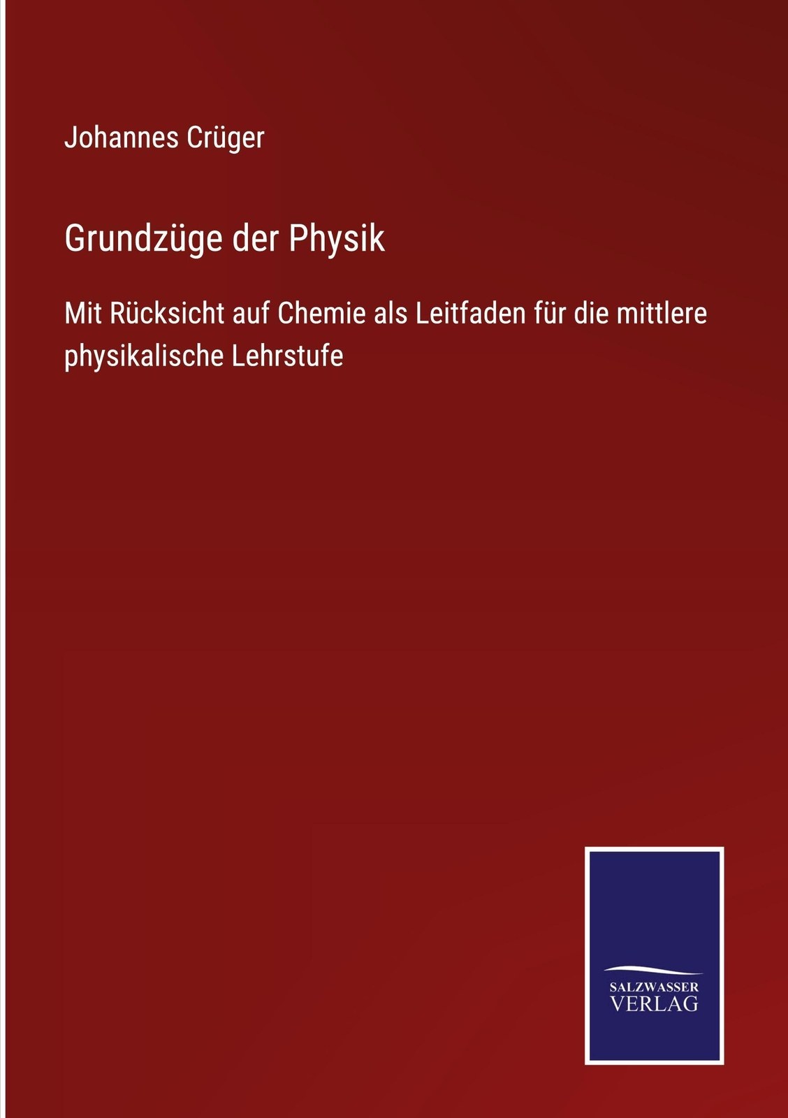 Thumbnail - Grundzüge Der Physik, Johannes Crüger