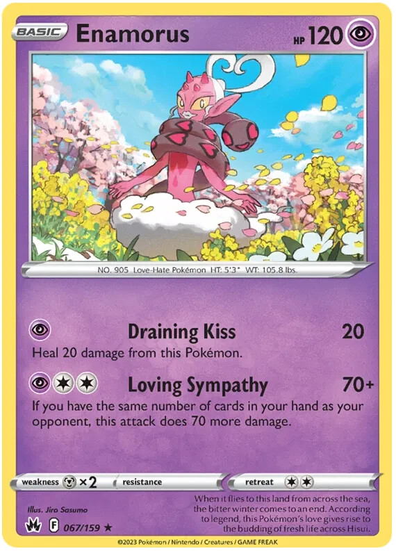 enamorus pokemon card ENAMORUS IR 180/167 ACE MINT 9 main image 1