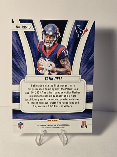2023 Panini Rookies & Stars Rookie Rush Tank Dell #RR-16 NM/MT Texans - Picture 2 of 3