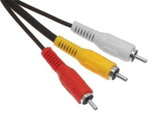 30m RARE 3RCA High Quality AV Cable 3 RCA to 3 RCA Composite Video Stereo Audio - Picture 1 of 1