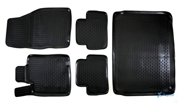 Kofferraumwanne + Gummimatten Set Passend FüR Renault Kadjar Ab 2015-image