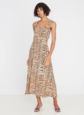 knee length dresses for ladies Faithfull | Women's Lopez Midi Dress Banana