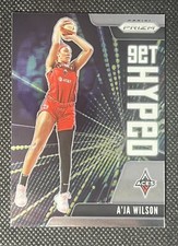 2021 Prizm WNBA A’ja Wilson Get Hyped Las Vegas Aces #6