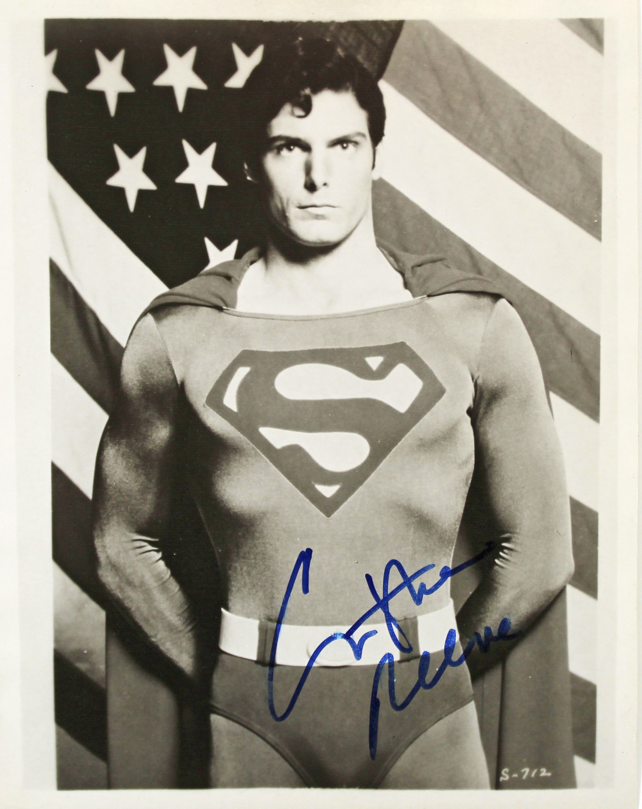 Christopher Reeve Autographed Signed Superman Authentic 8X10 Photo Beckett 