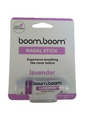 BOOM BOOM Aromatherapy Nasal Inhaler Lavender as Seen on SHARK TANK "new look"