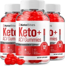 (3 Pack) Keto Bites ACV Gummies Advanced Formula Keto Bites Weight Loss ...