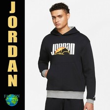 Nike Air Jordan Sport DNA HBR Fleece Pullover Hoodie Men's Size Large DC9639 010