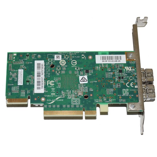 SolarFlare SFN7501 10Gbps Dual-Port SFP+ PCIe 3.0x8 Network Adapter High Profile - Picture 5 of 5