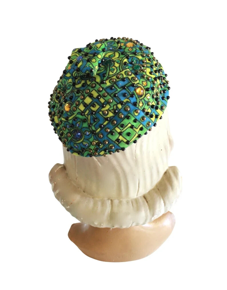 1960's MOD PIXIE BERET HAT - EXCELLENT CONDITION - image 5