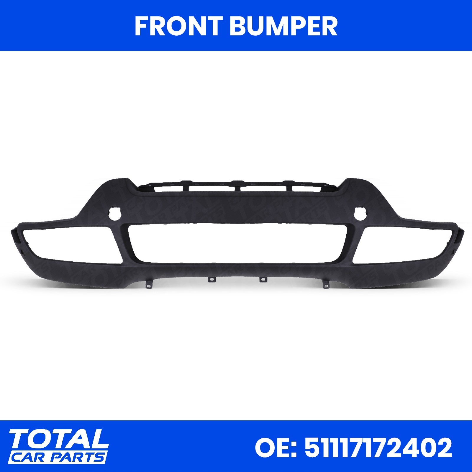 PRIMED FRONT BUMPER WITH PARKING SENSORS FOR BMW X5 SE & SPORT E70 PRE-LCI 06-10