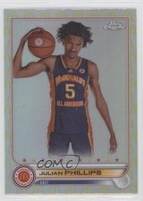 2022 Topps Chrome McDonald's All American Logo Refractor Julian Phillips #6 uk2