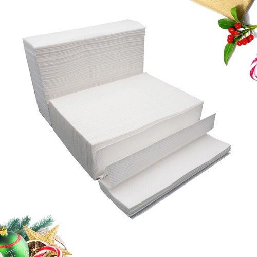 400 PCS Thickened Hand Wipe Paper Disposable Towels Table Tissue Bathroom - Picture 8 of 12