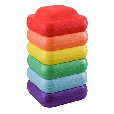 Balancesteine Stapelsteine Spielsteine 6-tlg. 100% EPP 6 Farben kreatives Spiel