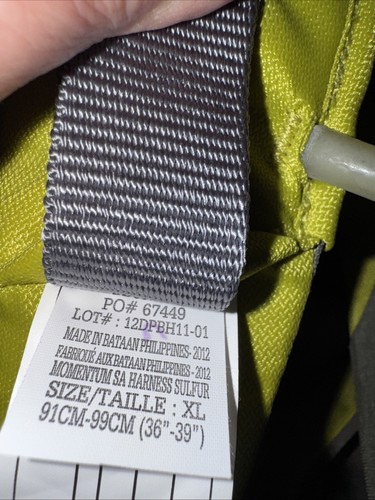 Men’s Zone Type C Harness XL-Yellow/grey/Black-Black Diamond -Climbing/mountain - Picture 4 of 7