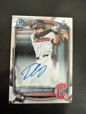 2025 Bowman Draft - Chrome Prospect Autographs Dean Curley #CPA-DC (AU, RC)