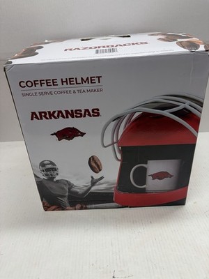 Arkansas Razorbacks Helmet  Single Serve Coffee/Tea Maker NEW