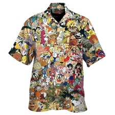 90s Cartoon Character Hawaiian Shirt