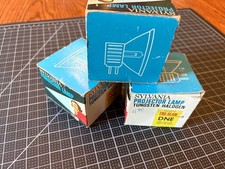 3 Sylvania Projector Lamp Bulbs DNE 150 watt 120V NEW Vintage in original Boxes