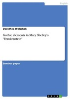Dorothea Wolschak | Gothic Elements In Mary Shelley's Frankenstein | Taschenbuch