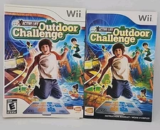*MANUAL/COVER ONLY* Active Life Outdoor Challenge Wii Cover Art And Manual Only