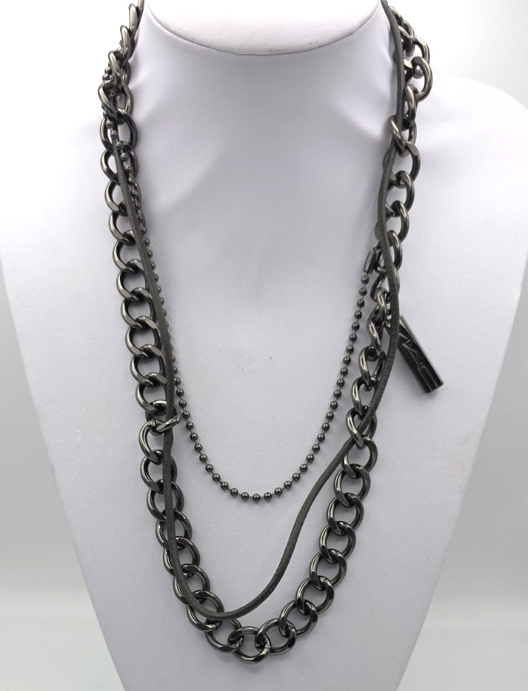 MAC Statement Multi Strand Chunky Chain Necklace … - image 9