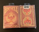 Bicycle Fyrebird Playing Cards Set of 2 Red & Gold Decks Brand New Sealed 2021 — photo 1